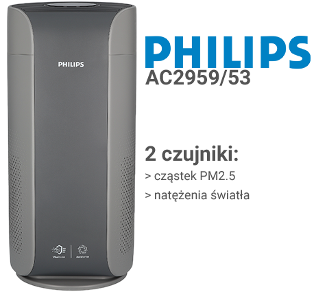 Philips AC2959/53 czujniki