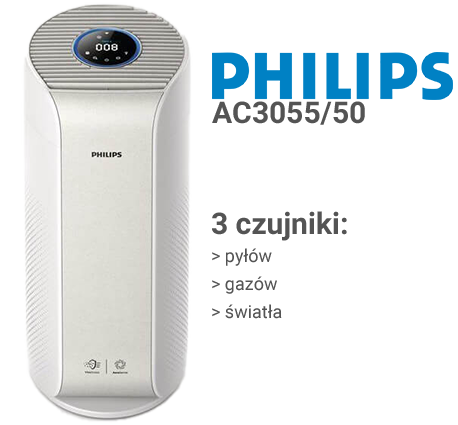Philips Dual Scan AC3055/50 czujniki