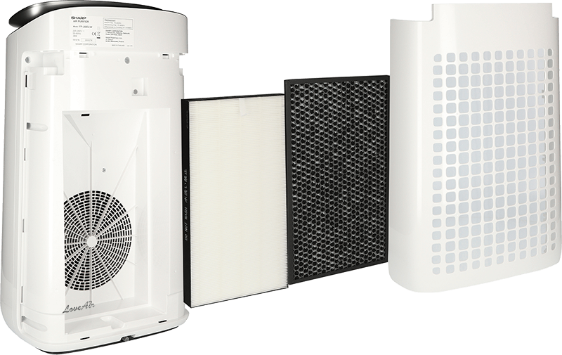 Sharp FP-J80EU-W filtracja