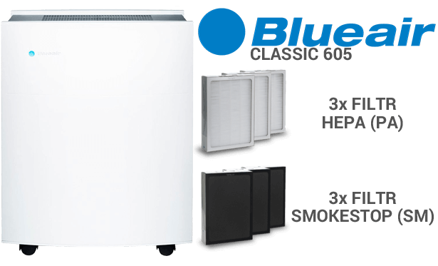 Filtr do wyboru w BLUEAIR Classic 605