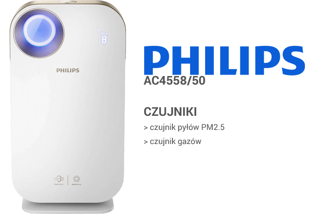 Philips AC4558/50 czujniki