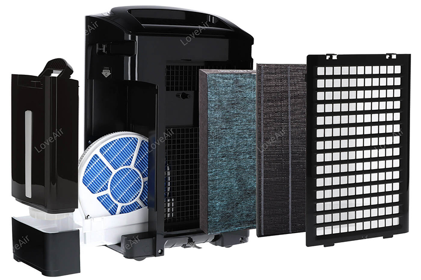 4 filtry w Sharp KC-A40EUB