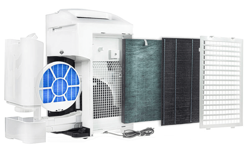 4 filtry w Sharp KC-A40EUW