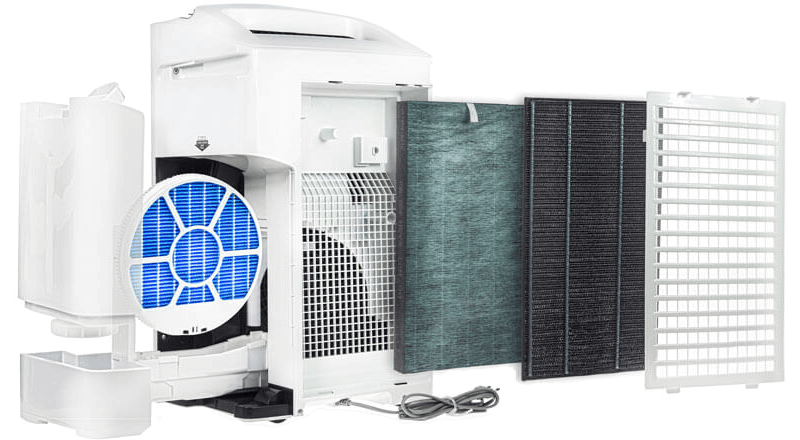 4 filtry w Sharp KC-A50EUW