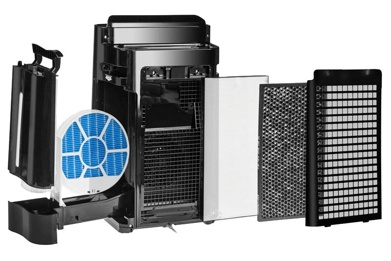 4 filtry w Sharp KC-D40EUB