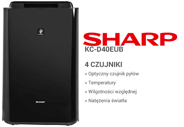 Sharp KC-D40EUB czujniki