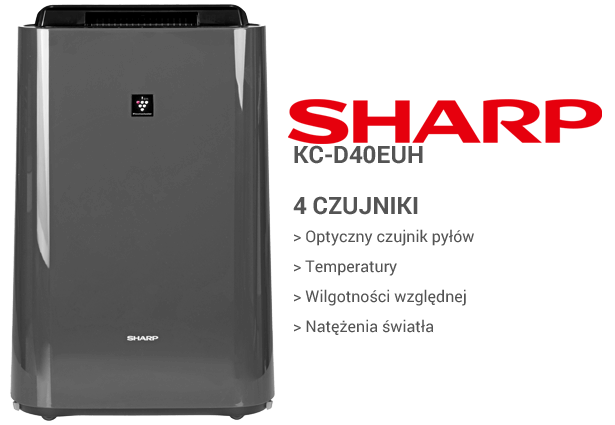 Sharp KC-D40EUH czujniki