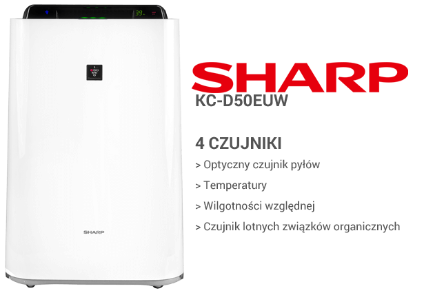 Sharp KC-D50EUW czujniki