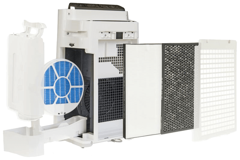 4 filtry w Sharp KC-D60EUW