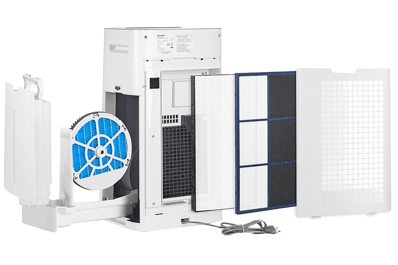 4 filtry w Sharp KC-G60EUW