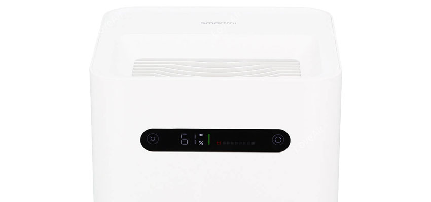 Smartmi Evaporative Humidifier 2 widok na aktywny panel sterowania