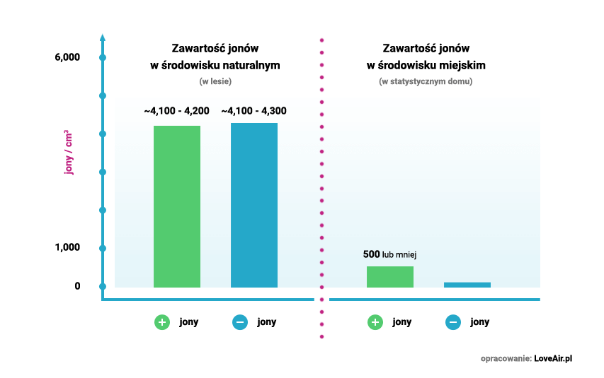 Równowaga jonowa w środowisku naturalnym i zaburzenia równowagi w środowisku miejskim