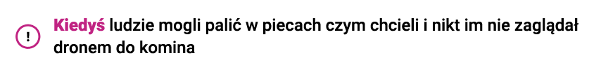 spalanie śmieci w piecach - ostrzeżenie