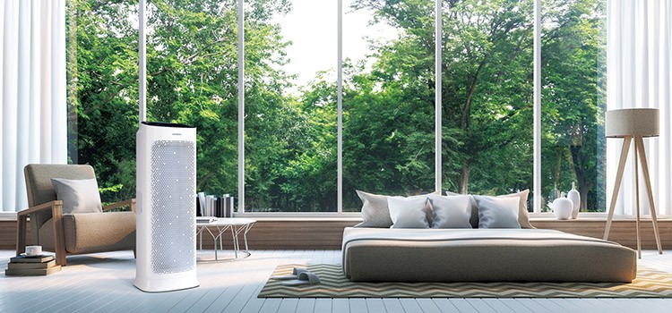 Aranżacja oczyszczacza Samsung AX90R7080WD 