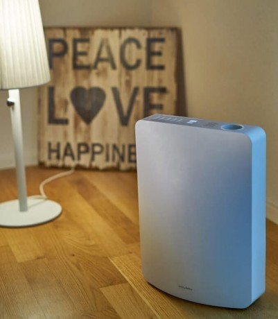 Nawilżacz parowy Stylies Sirius w aranżacji w pokoju