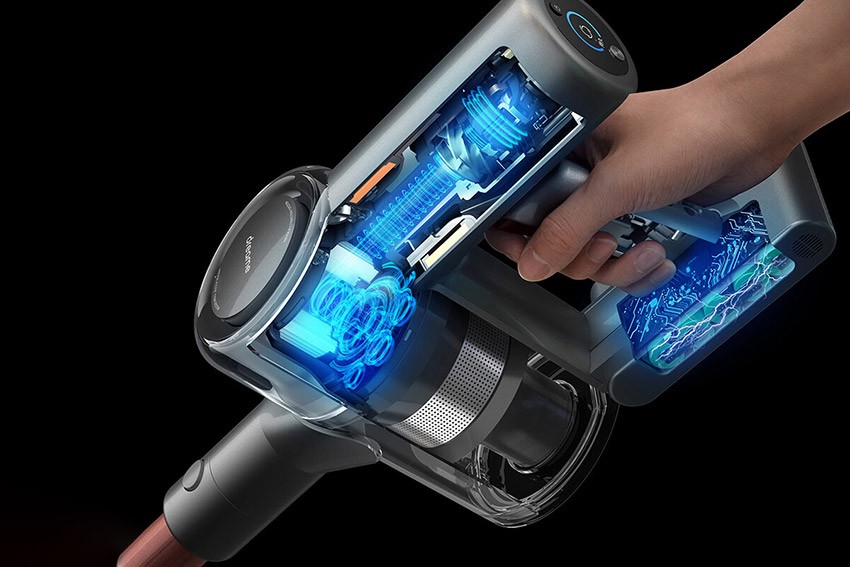 Praca pomiędzy akumulatorem oraz silnikiem w odkurzaczu Dreame