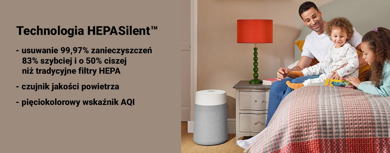 Jak działa technologia HEPASilent w Blueair Blue 3450i Max
