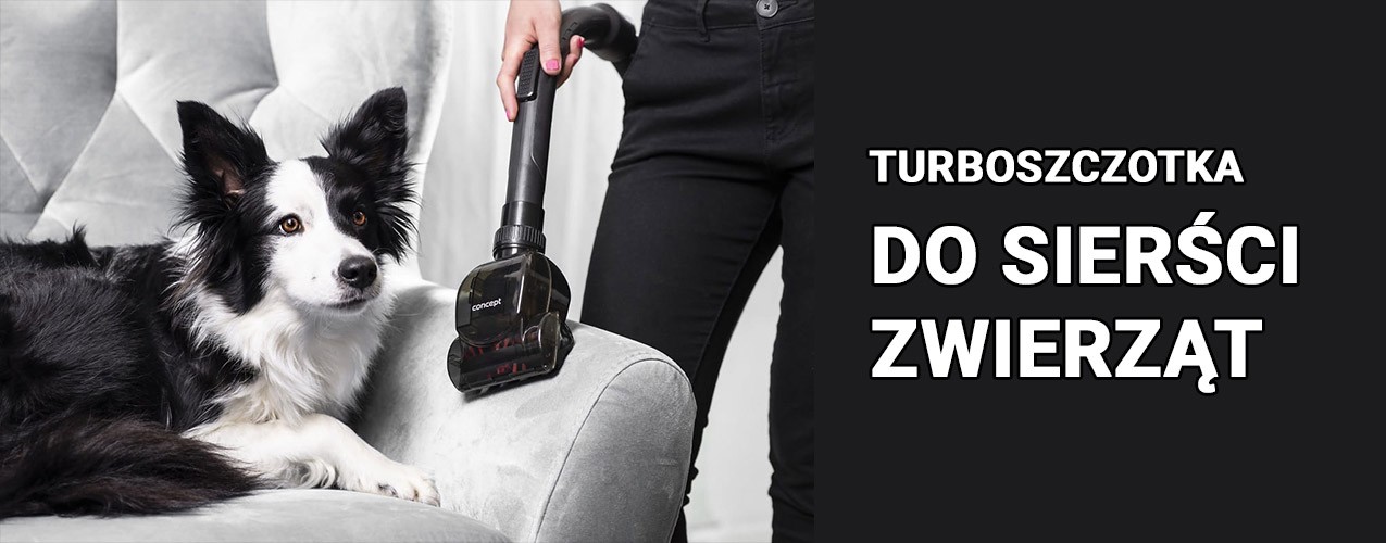 Turboszczotka do sierści zwierząt w odkurzaczu Concept VP5151