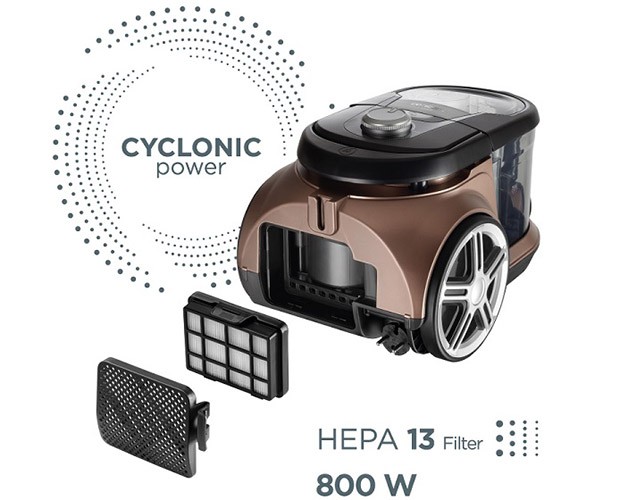 technologia cyklonowa w odkurzaczu Concept VP5240n