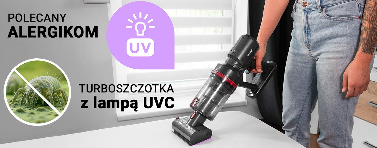 Odkurzacz Concept VP6150 z turboszczotką UVC
