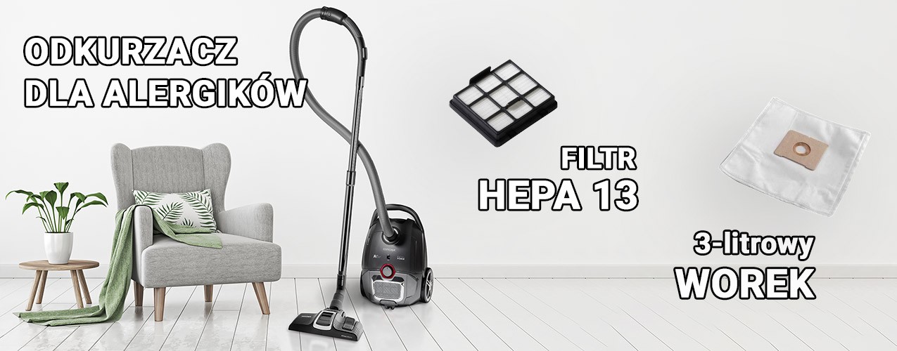 odkurzacz dla alergików Concept VP8290 4A Real Force