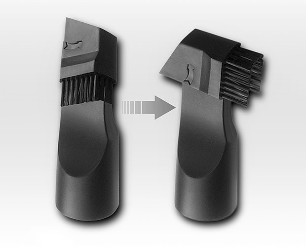 Szczelinowa ssawka ze szczoteczką