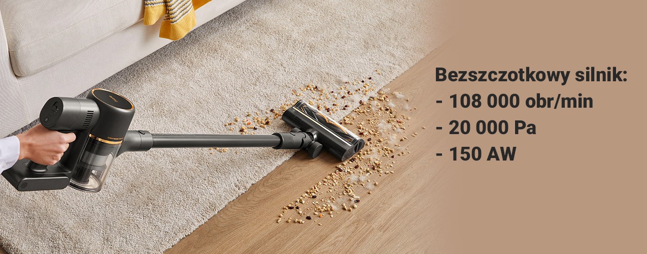 Dreame R10 Pro - odkurzacz ze silnikiem bezszczotkowym