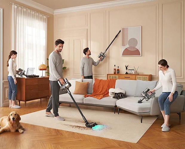 Odkurzanie różnych powierzchni 