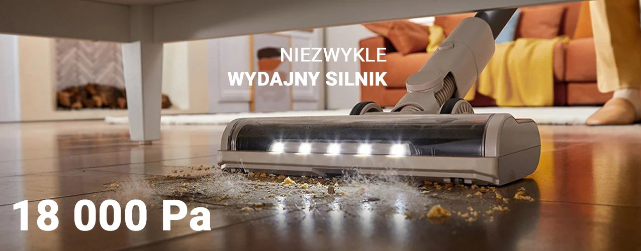 Odkurzacz Dreame U10 podczas sprzątania