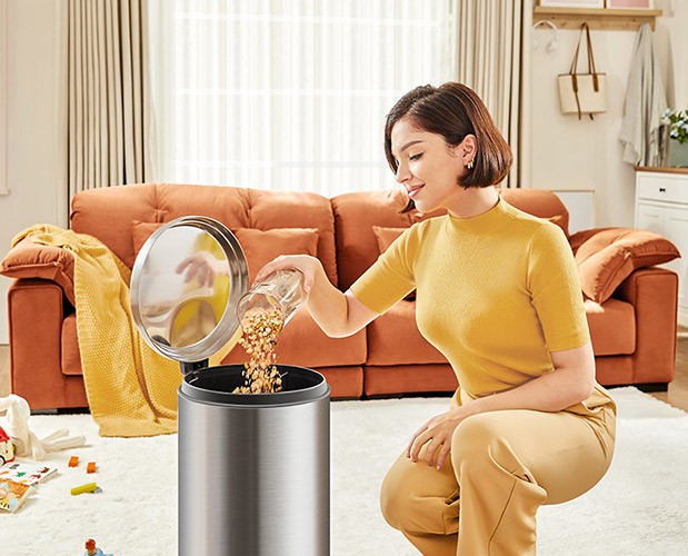 Higieniczne opróżnianie zbiornika z Dreame U10