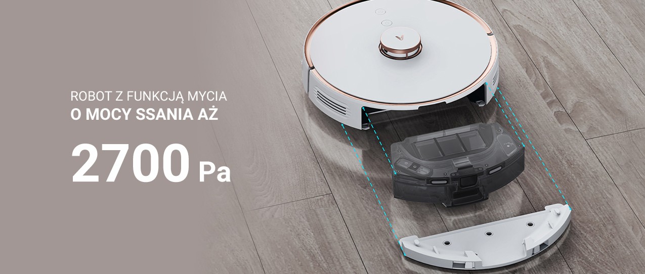 Robot Viomi S9 Alpha - wydajny robot automatyczny odkurzająco-myjący