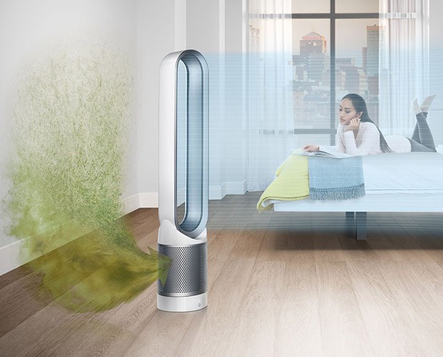 Dyson Pure Cool™ TP00 podczas oczyszczania powietrza