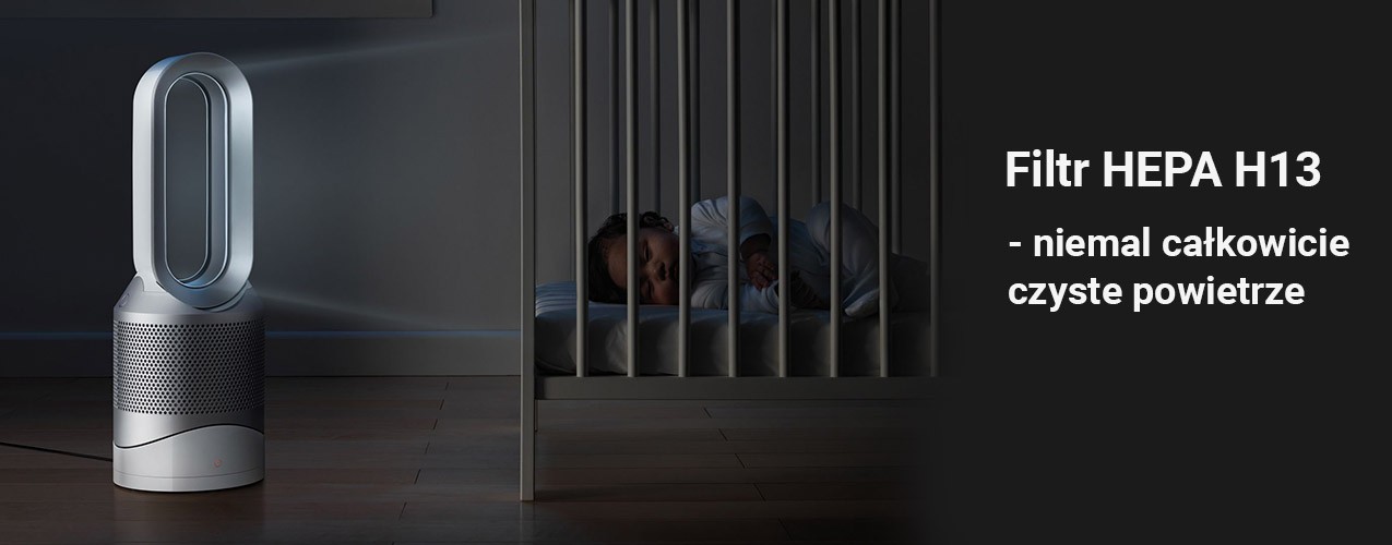 Dyson Pure Hot+Cool™ HP00 oczyszczacz z filtrem HEPA H13