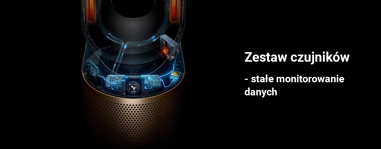 Dyson Purifier Hot+Cool™ Formaldehyde HP09 - oczyszczacz z zestawem czujników