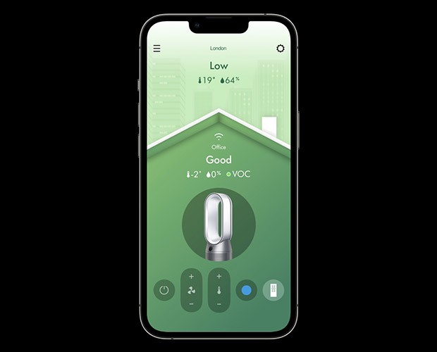 Zrzut z aplikacji Dyson