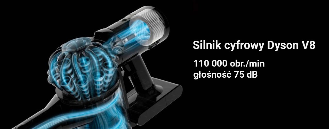 Silnik cyfrowy Dyson V8