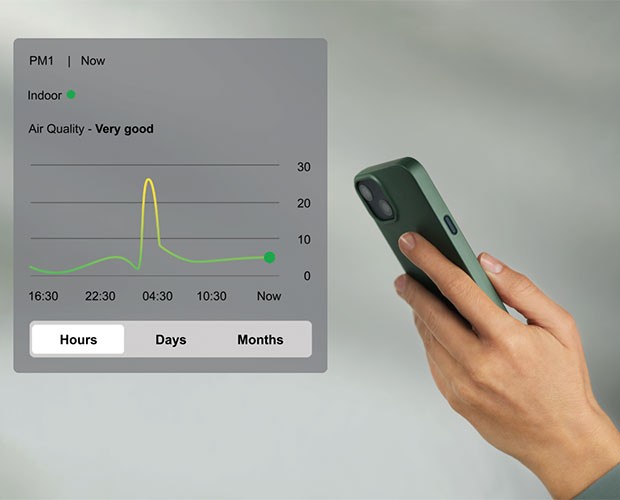 Sterowanie oczyszczaczem przez telefon
