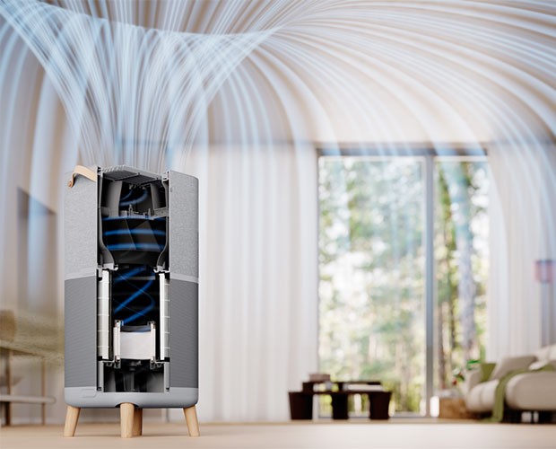 Działanie oczyszczacza Electrolux PURE 900