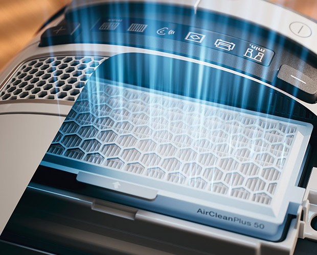 Filtr AirClean Plus w odkurzaczu Miele