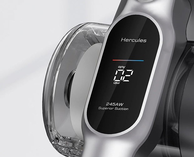 wyświetlacz w odkurzaczu Jimmy H10 Flex