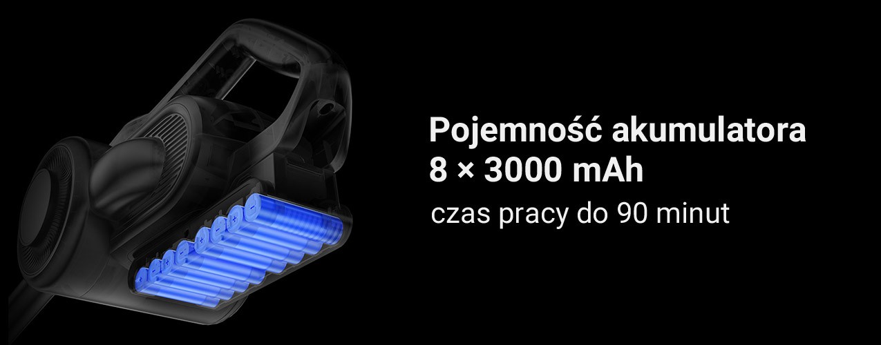 Odkurzacz JIMMY H10 Pro i długi czas pracy