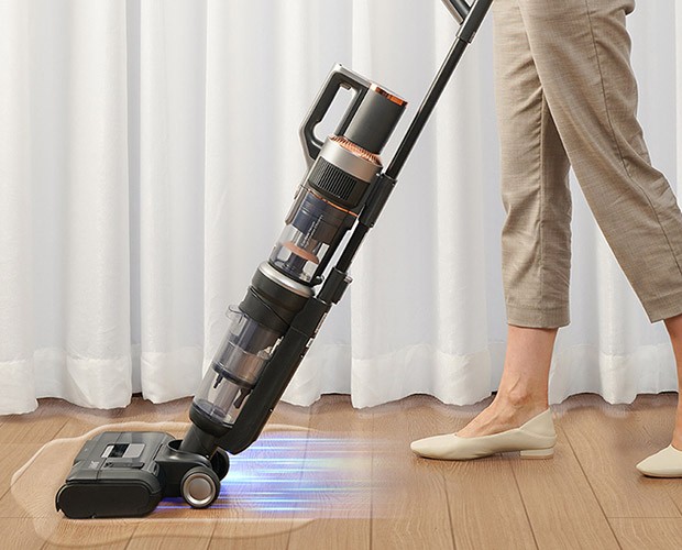 Odkurzacz JIMMY HW10 Pro podczas pracy