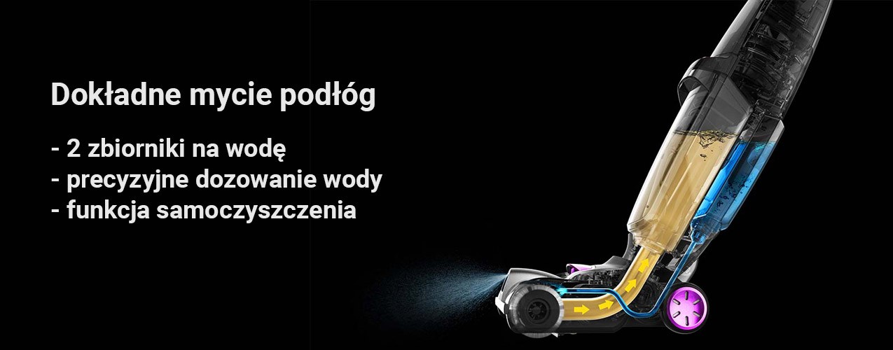 Jimmy HW8 - odkurzacz z funkcją mycia podłóg