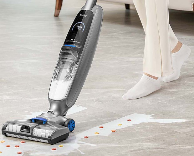 Wyświetlacz LED w odkurzaczu JIMMY HW8