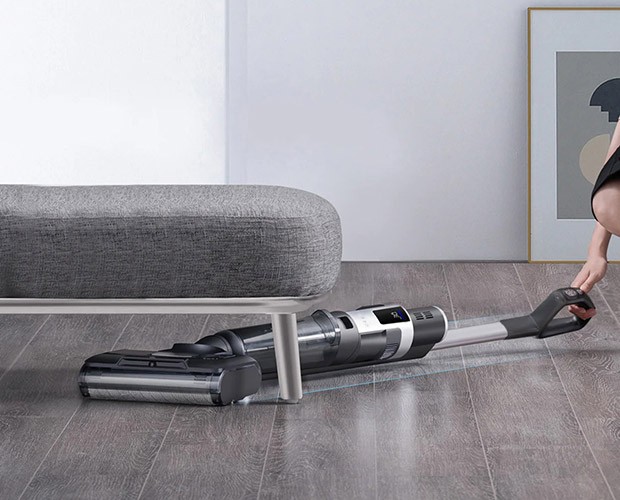 Jimmy HW9 i odkurzanie pod meblami