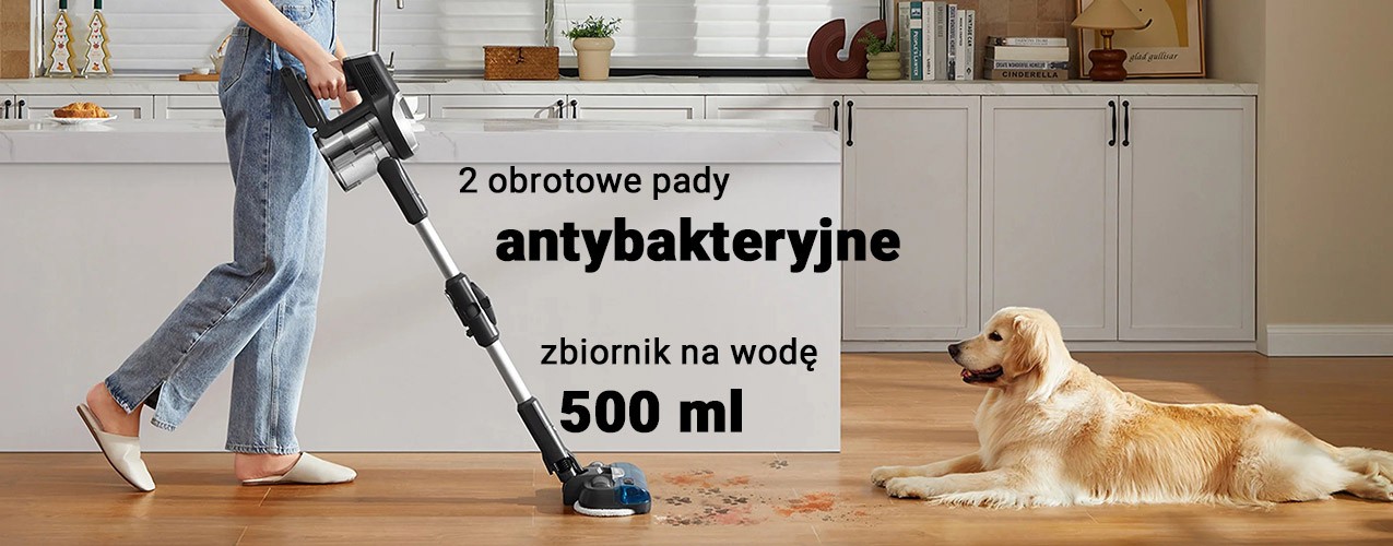 Jimmy JV9 Pro Aqua i funkcja aktywnego mopowania