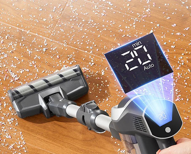 wyświetlacz LED w Jimmy JV9 Pro Aqua