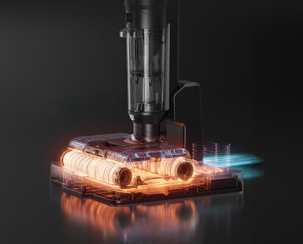 funkcja suszenia wałka w odkurzaczu Jimmy PW11 Pro Max