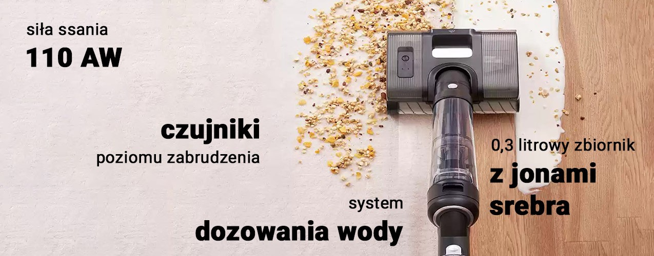 działanie funkcji mopowania w Jimmy PW11 Pro