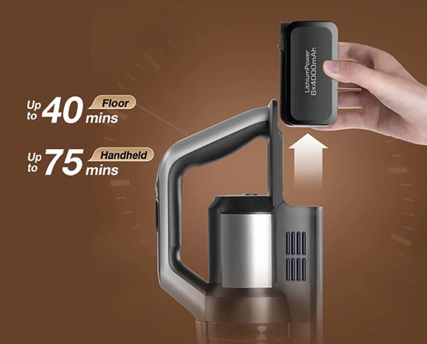 wymienna bateria w odkurzaczu Jimmy PW11